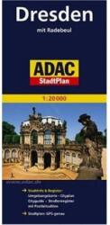 Drezda térkép ADAC 2017 1: 20 000 (2002)