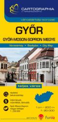 Győr térkép Cartographia 1: 20 000 (2009)