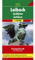 Ljubljana térkép Freytag & Berndt 1: 20 000 (2003)