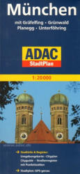 München atlasz ADAC 1: 15 000 (1998)