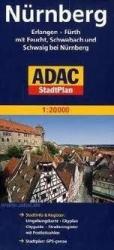 Nürnberg térkép ADAC 1: 20 000 (2000)