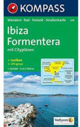 Ibiza, Formentera turistatérkép - KOMPASS 239 (2011)