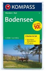 11. Bodensee turista térkép Kompass 1: 35 000 (2012)