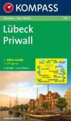 719. Lübeck, Priwall turista térkép Kompass (2010)