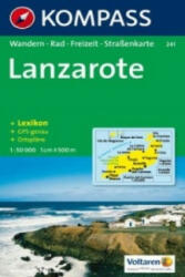 241. Lanzarote térkép Kompass 1: 50 000 (2010)