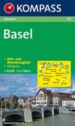 127. Basel turista térkép Kompass 1: 50 000 (2010)