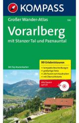 580. Vorarlberg, Großer WanderAtlas mit CD túraatlasz Wanderatlanten (2010)