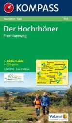 463. Hochrhöner, Der, Premiumweg turista térkép Kompass (2010)