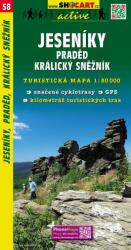 SC 58. Jeseniky, Praded, Kralicky Sneznik Jesenik turista térkép Shocart 1: 50 000 (ISBN: 9788072241781)