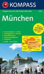 424. München Cityplan, 1: 22 500 várostérkép (2010)