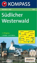 830. Westerwald, Südlicher turista térkép Kompass (2009)