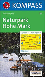 753. Naturpark Hohe Mark turista térkép Kompass (2009)