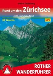 Zürichsee, Rund um den - Mit Zugerland túrakalauz Bergverlag Rother német RO 4057 (2009)