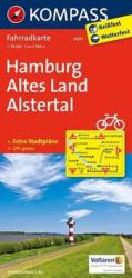 3007. Hamburg, Altes Land, Alstertal kerékpáros térkép 1: 70 000 Fahrradkarten (2010)