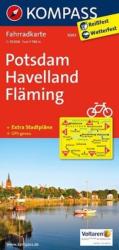 3043. Potsdam, Havelland, Fläming kerékpáros térkép 1: 70 000 Fahrradkarten (2010)