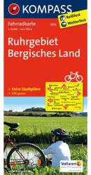 3053. Ruhrgebiet, Bergisches Land kerékpáros térkép 1: 70 000 Fahrradkarten (2011)