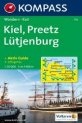715. Kiel, Preetz, Lütjenburg turista térkép Kompass (2010)