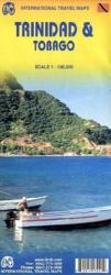 Trinidad térkép és Tobago térkép ITM 1: 150 000 (2011)
