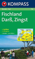 736. Fischland, Darß, Zingst turista térkép Kompass (2010)