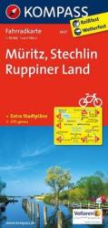 3027. Müritz, Stechlin, Ruppiner Land kerékpáros térkép 1: 70 000 Fahrradkarten (2010)