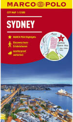 Sydney város térkép vízálló Marco Polo 1: 12 000 (ISBN: 9783829741965)