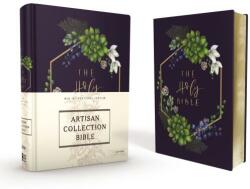 NIV, Artisan Collection Bible, Cloth over Board, Navy Floral, Designed Edges under Gilding, Red Letter, Comfort Print - Zondervan (ISBN: 9780310453345)