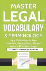 Master Legal Vocabulary & Terminology (ISBN: 9781791849597)