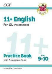 11+ GL English Practice Book & Assessment Tests - Ages 9-10 (with Online Edition) - CGP Books (ISBN: 9781789081541)