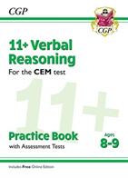11+ CEM Verbal Reasoning Practice Book & Assessment Tests - Ages 8-9 (ISBN: 9781789081695)