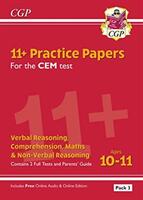 11+ CEM Practice Papers: Ages 10-11 - Pack 3 (ISBN: 9781789082180)