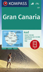 237. Gran Canaria térkép Kompass 1: 50 000 (ISBN: 9783990446423)