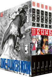 ONE-PUNCH MAN - Box mit Band 11-15 - Yusuke Murata, One, John Schmitt-Weigand (ISBN: 9782889218646)