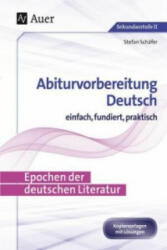 Epochen der deutschen Literatur - Stefan Schäfer (ISBN: 9783403078289)