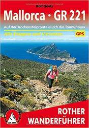 Mallorca - GR 221 túrakalauz Bergverlag Rother német RO 4541 (ISBN: 9783763345410)