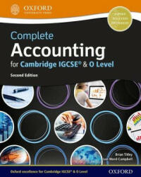 Cie Complete Igcse and O Level Accounting 2nd Edition Book (ISBN: 9780198425236)