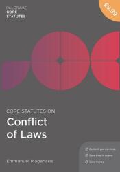 Core Statutes on Conflict of Laws (ISBN: 9781352003413)