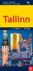 Tallinn térkép Jana Seta 1: 10 000 (ISBN: 9789984075969)