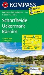 744. Schorfheide, Uckermark, Barnim turista térkép Kompass (2012)