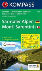 056. Sarntaler Alpen/Monti Sarentini, 1: 25 000, D/I turista térkép Kompass (2011)
