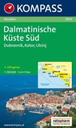 2903. Dél-Dalmácia térkép Kompass 1: 100 000 (2009)