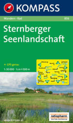 856. Sternberger Seenlandschaft turista térkép Kompass (2009)