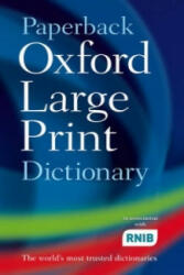Paperback Oxford Large Print Dictionary - Oxford (2007)