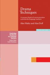 Drama Techniques in Language Learning - Alan Maley, Alan Duff (ISBN: 9783125330672)