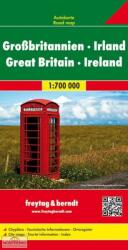Nagy-Britannia térkép, Írország térkép 1: 700 000 Freytag térkép AK 0286 (ISBN: 9783707905694)