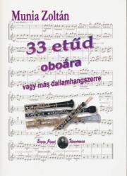 33 ETűD OBOÁRA VAGY MÁS DALLAMHANGSZERRE (ISBN: 9789637338946)