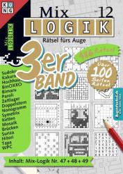 Mix Logik 3er-Band. Nr. 12. Nr. 12 - Conceptis Puzzles (ISBN: 9783906238654)