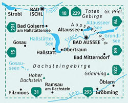 20. Dachstein turista térkép Kompass 1: 50 000 (ISBN: 9783990444153)