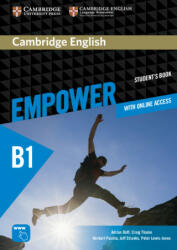 Cambridge English Empower Pre-intermediate Student's Book Pack with Online Access, Academic Skills and Reading Plus - Adrian Doff (ISBN: 9781108754873)