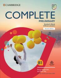 Complete Preliminary Student's Book without Answers with Online Practice (ISBN: 9781108525213)