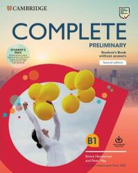 Complete Preliminary Student's Book Pack (SB wo Answers w Online Practice and WB wo Answers w Audio Download) - Peter May, Emma Heyderman (ISBN: 9781108525237)